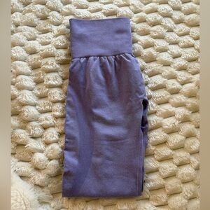Purple Leggings with Comfort Waistband